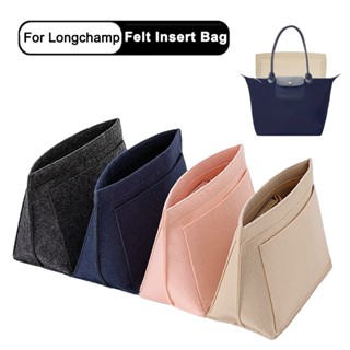 LONGCHAMP Evertoner กระเป๋าถือ ทรงโท้ท ผ้าสักหลาด ใส่กระเป๋าช้อปปิ้ง ทรงโท้ท สําหรับผู้หญิง