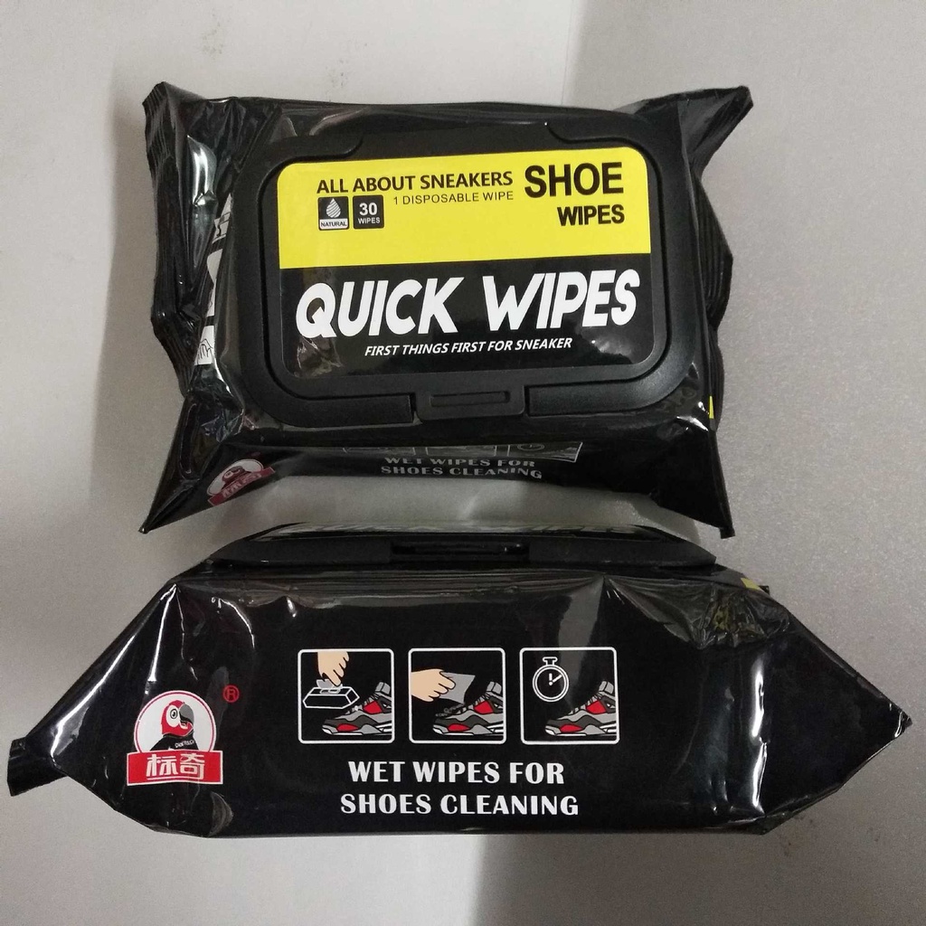 ส่งไว-a-haus-แผ่นทำความสะอาด-ผ้าเปียกทำความสะอาดรองเท้า-quick-wipes-ทิชชู่เปียก-แผ่นเช็ดรองเท้า