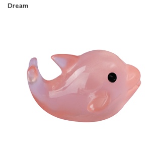 &lt;Dream&gt; ปลาโลมาเรซิ่น ขนาดเล็ก หลากสีสัน น่ารัก งานฝีมือ สําหรับตกแต่งสวน DIY ลดราคา