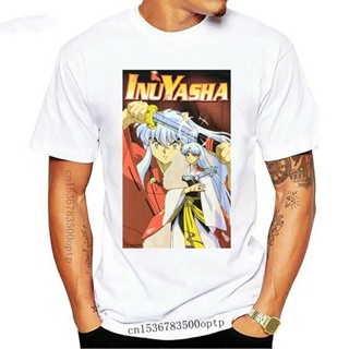 Japan Trend Animation Comics Inuyasha Mens 100 % Cotton Cotton Berry Short -sleeved Cartoon T -shirt เสื้อยืด_01