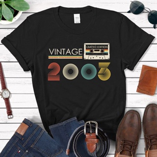 Vintage Style Sound Tape Printed T-Shirt 2003 Limited Edition 19Th 19 Years Old Birthday Gift For Daughter_03