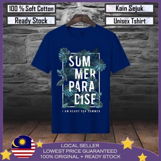 ☫✣🔥Premium Cotton🔥SUMMER Paradise cool T shirt 100% Cotton Baju Tshirt Lelaki Baju Viral Baju