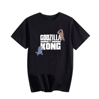 Mens Apparel Summer Tops For Best Brand Godzilla Vs. King Kong Shirt Popular Short Sleeve For Men/Boys/Husband Pres_01