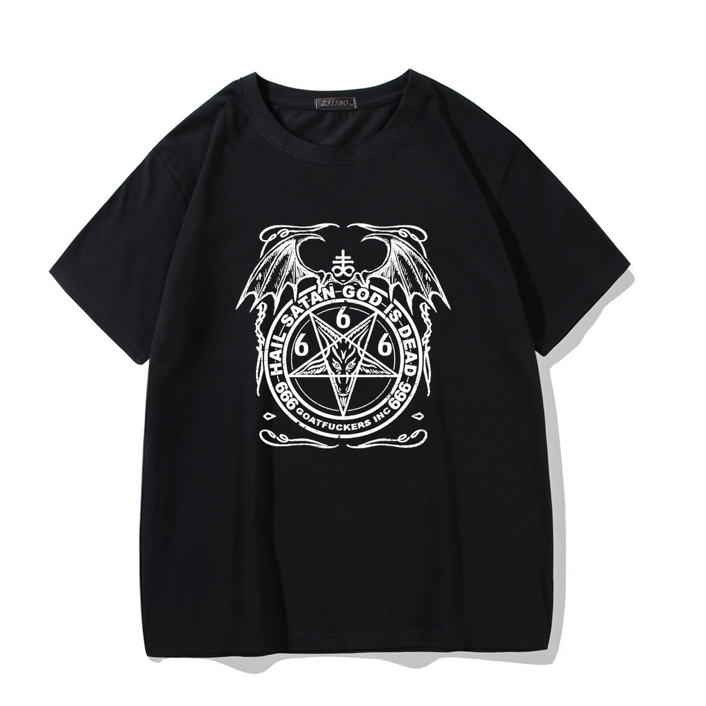 ใหม่-เสื้อยืดลําลอง-ผ้าฝ้าย-แขนสั้น-พิมพ์ลาย-hail-satan-god-is-dead-streetwear-ทรงหลวม-สไตล์ฮาราจูกุ-ฮิปฮอป-เหมาะกั-01