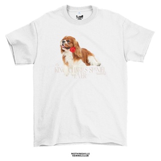 เสื้อยืดลาย "The King Charies Spaniel Lover  "Classic Cotton Unisex by 【Nothing Hills】_02