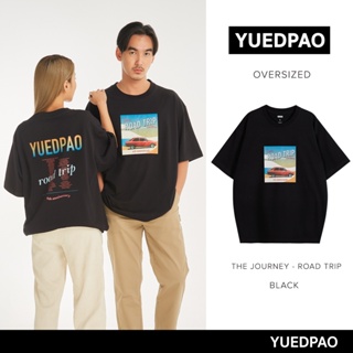 Yuedpao Limited Collection ฉลองครบรอบ 4 ปี รับประกันไม่ย้วย 2 ปี เสื้อยืดโอเวอร์ไซส์ YP The Journey Road Trip สี Bl_04