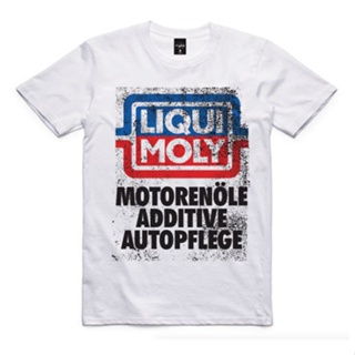 T-Shirt Round Neck Motorcycle Vintage Engine Oil liqui moly LI001_03