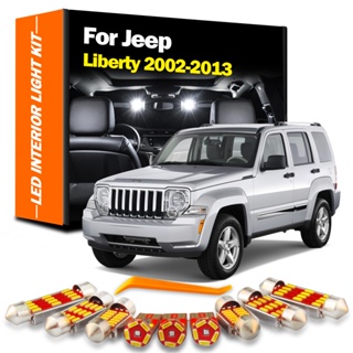 หลอดไฟ LED ติดหลังคารถยนต์ อ่านหนังสือ ภายใน สําหรับ Jeep Liberty 2002-2013