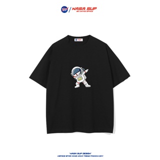 Tee เสื้อยืดสีขาว เสื้อยืดแขนสั้น พิมพ์ลายนักบินอวกาศ NASA สีขาว แฟชั่นคู่รัก สําหรับผู้ชาย 2021_50