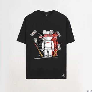 Oversize Bearbrick Money sleeve t-shirt, unisex cotton T-shirt, ODIN CLOTHING vfSP_01