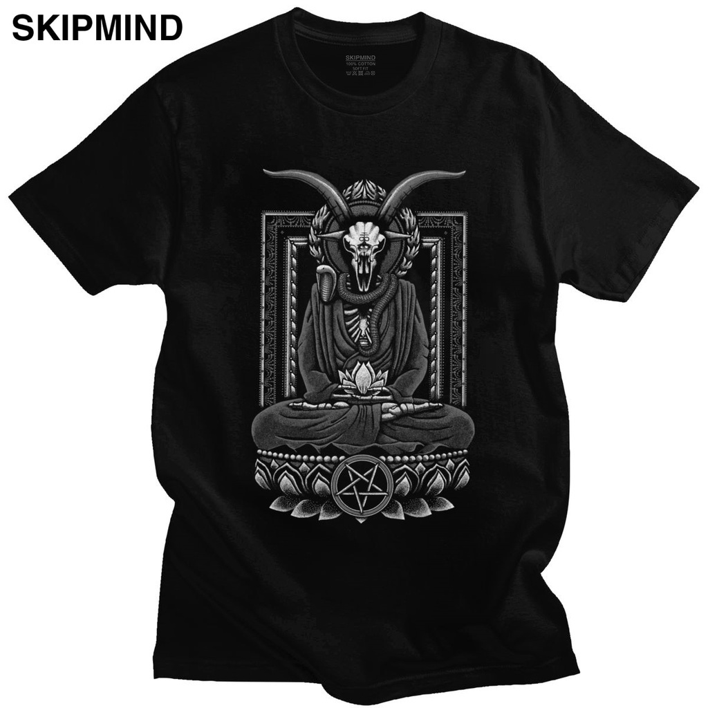 round-neck-100-cotton-t-shirt-oversized-noble-baphomet-satan-demon-pre-shrunkd-satanic-buddha-spirituals-skull-s-01