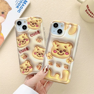 เคสโทรศัพท์มือถือ ลายการ์ตูนหมีพูห์น่ารัก สําหรับ Apple iPhone 13 12 Promax 11 RXS Max 13 Pro Phone14 78p