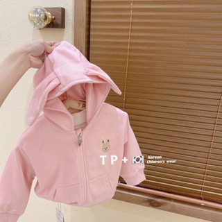 [Babycat] ขายดี เสื้อแจ็กเก็ตกันหนาว มีฮู้ด ขนาดเล็ก สไตล์เกาหลี ญี่ปุ่น แฟชั่นฤดูใบไม้ผลิ ฤดูใบไม้ร่วง สําหรับเด็ก 2023
