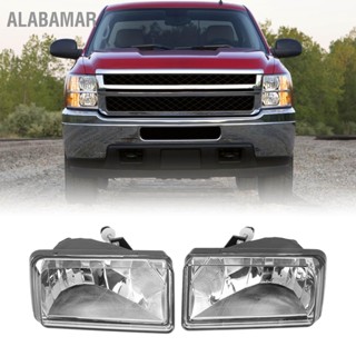 ALABAMAR 1 คู่กันชนหน้ากันชนไฟรถอุปกรณ์เสริมสำหรับ Avalanche Silverado 1500 2500HD 3500HD