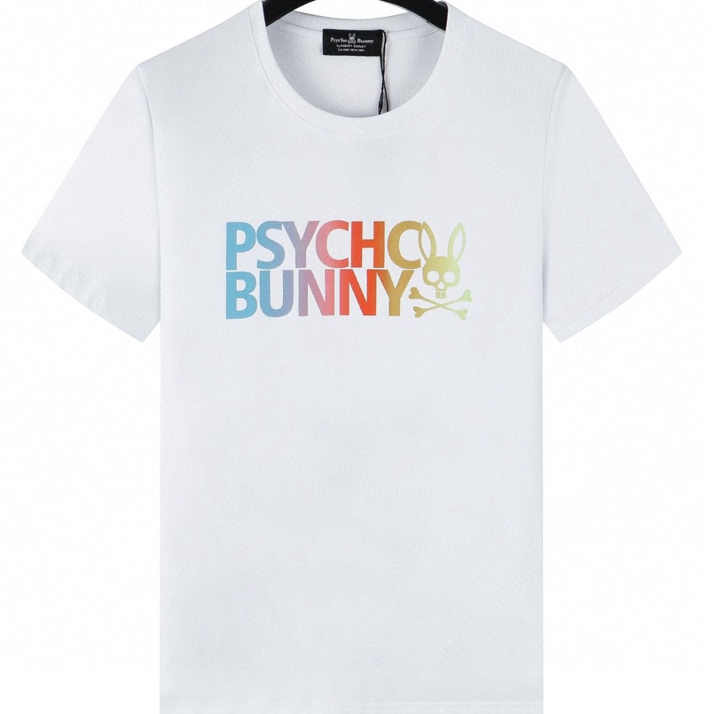 psycho-bunny-love-skull-bunny-เสื้อยืดคอกลม-แขนสั้น-สําหรับผู้ชายและผู้หญิง