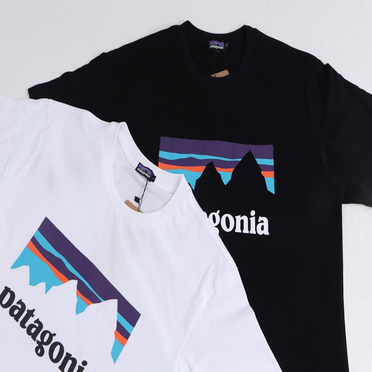 patagonia-patagonia-เสื้อยืดชายแขนสั้นแนวย้อนยุค