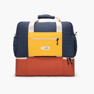 [นําเข้า] - Pukoro กระเป๋าเดินทาง สีส้มกรมท่า