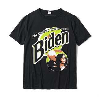 เสื้อวินเทจผญ En hızlı Sniffer üst Biden Pro Trump komik tişört pamuk baskı gömlek Tops yeni tasarım erkekler üst T-Shir
