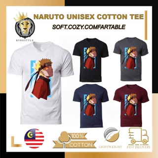  Promosi Murah  NARUTO 42 TShirt 100% Cotton Unisex Men Women Short Sleeve Baju Lelaki Wanita Ready Stock_07