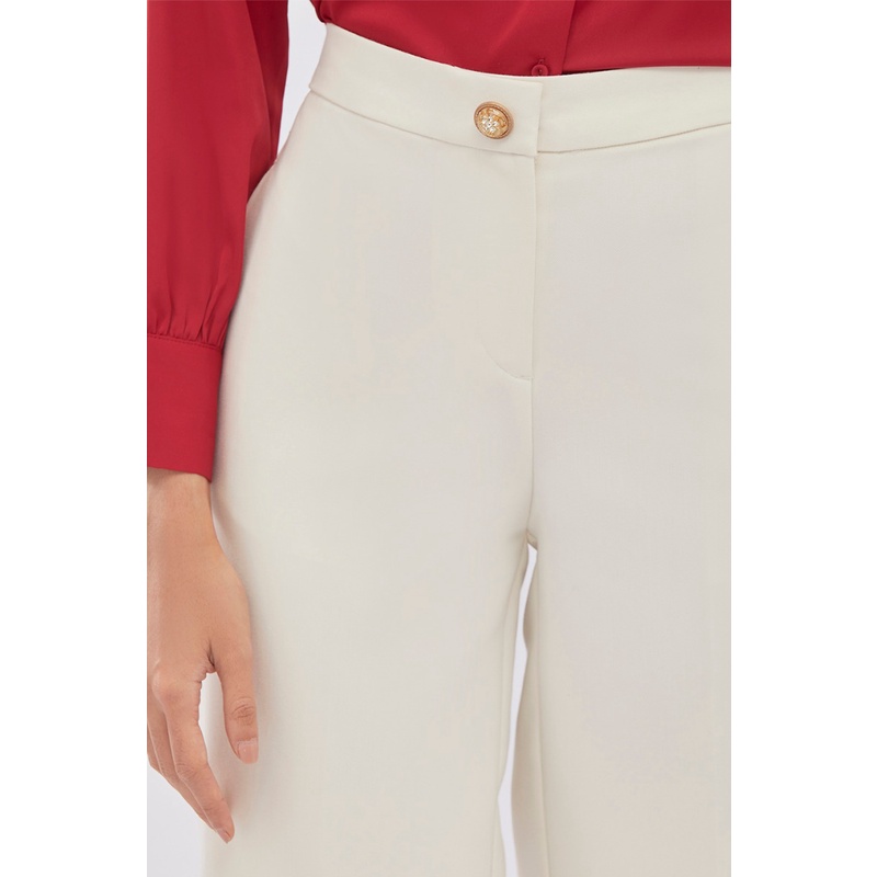 espada-กางเกงทรงขากว้าง-ผู้หญิง-สีเบจ-wide-leg-trousers-4589