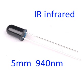5mm 940nm IR Infrared Receiving Diode (ตัวรับสัญญาณอินฟาเรด)