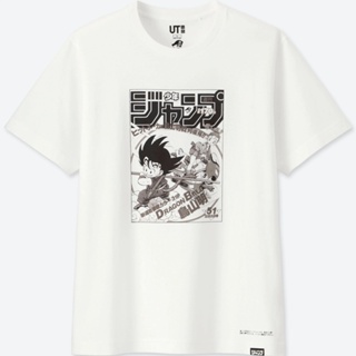 เสื้อยืด พิมพ์ลายการ์ตูน Dragon Ball UT Uniqlo JUMP Weekly Youth Cooperation สําหรับผู้ชาย และผู้หญิง 410898ยืด.สบาย.รัก