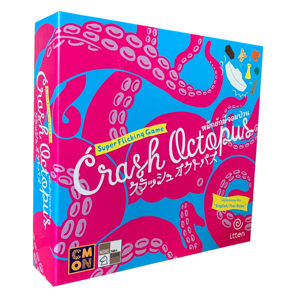 Crash Octopus [TH] บอร์ดเกมแท้ คู่มือภาษาไทย Shopee Thailand