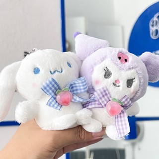 จี้ตุ๊กตา Kawaii Sanrio Mymelody Kuromi Cinnamoroll ของเล่นคริสต์มาส สําหรับตกแต่งบ้าน กระเป๋านักเรียน