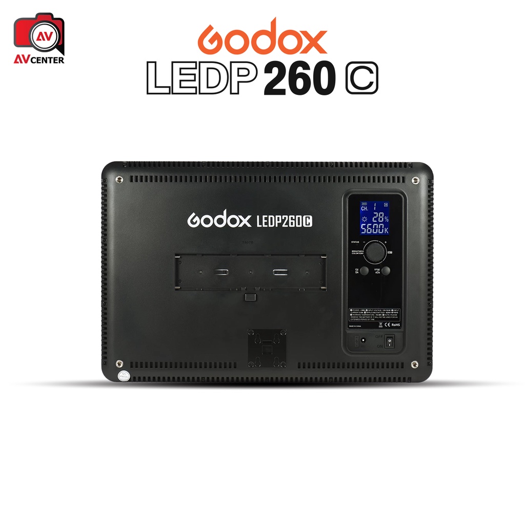 godox-ไฟ-led-p260c-ultra-slim-led-video-light-cri95-3300-5600k-รับประกัน-6-เดือน