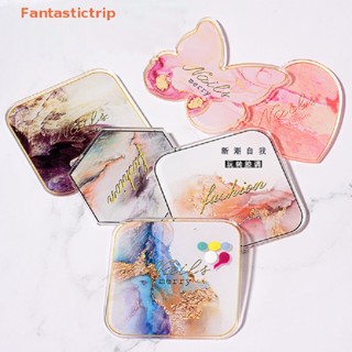 Fantastictrip แผ่นบอร์ดอะคริลิค ผสมสี สําหรับตกแต่งเล็บ