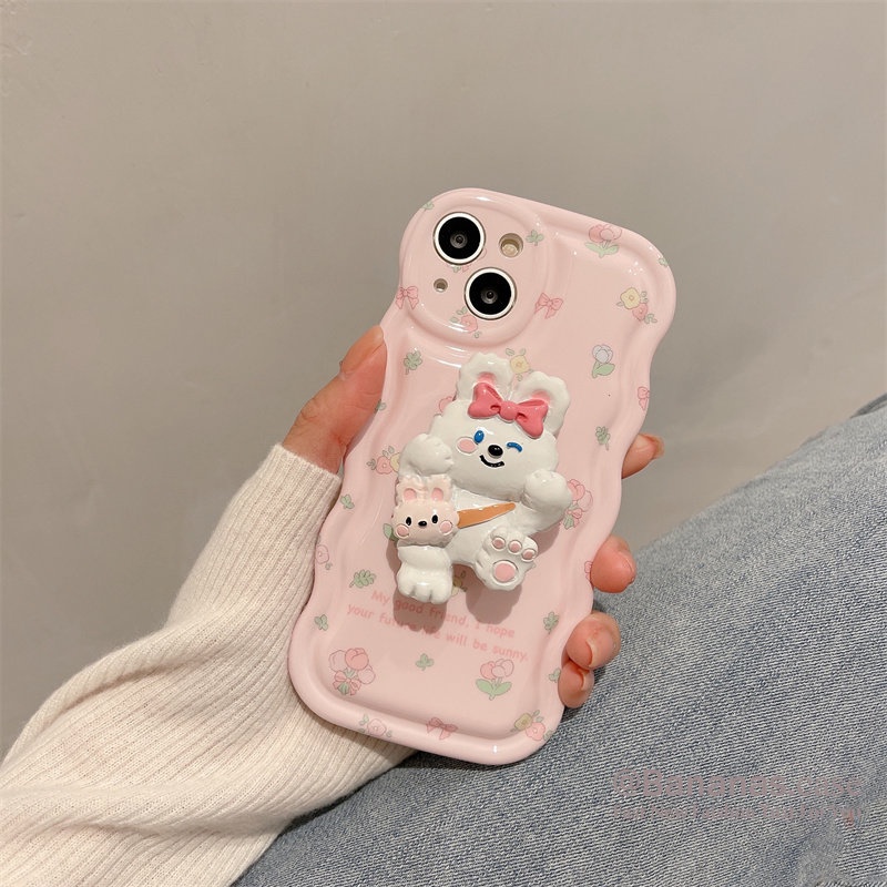 เคสโทรศัพท์มือถือ-แบบนิ่ม-ลายการ์ตูนกระต่าย-สําหรับ-iphone-14-13-12-11-pro-max-x-xr-xs-max-7-8-plus