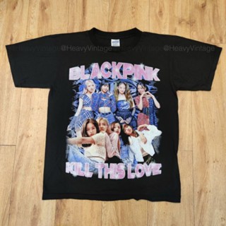 (ขายส่งได้)[KILL THIS LOVE] BLACK PINK BOOTLEG K-POP เสื้อวงเกาหลี เสื้อยืด แบล็คพิงค์