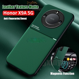 เคสโทรศัพท์มือถือหนัง แบบแม่เหล็ก กันกระแทก สําหรับ Honor X9A 5G X9A X9 A