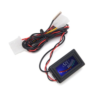 Edb* เครื่องวัดอุณหภูมิดิจิทัล LCD แผงโมเล็กซ์ C F PC MOD