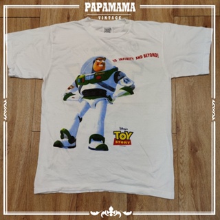 [ THE TOY STORY ] Buzz Light Year @1995 Disney Made in USA เสื้อการ์ตูน  papamama vintage_05