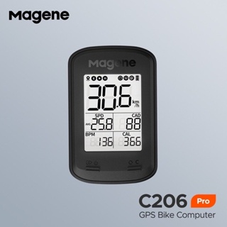อุปกรณ์วัดความเร็ว ใมล์ GPS จักรยาน Magene C206 PRO GPS smart bike computer