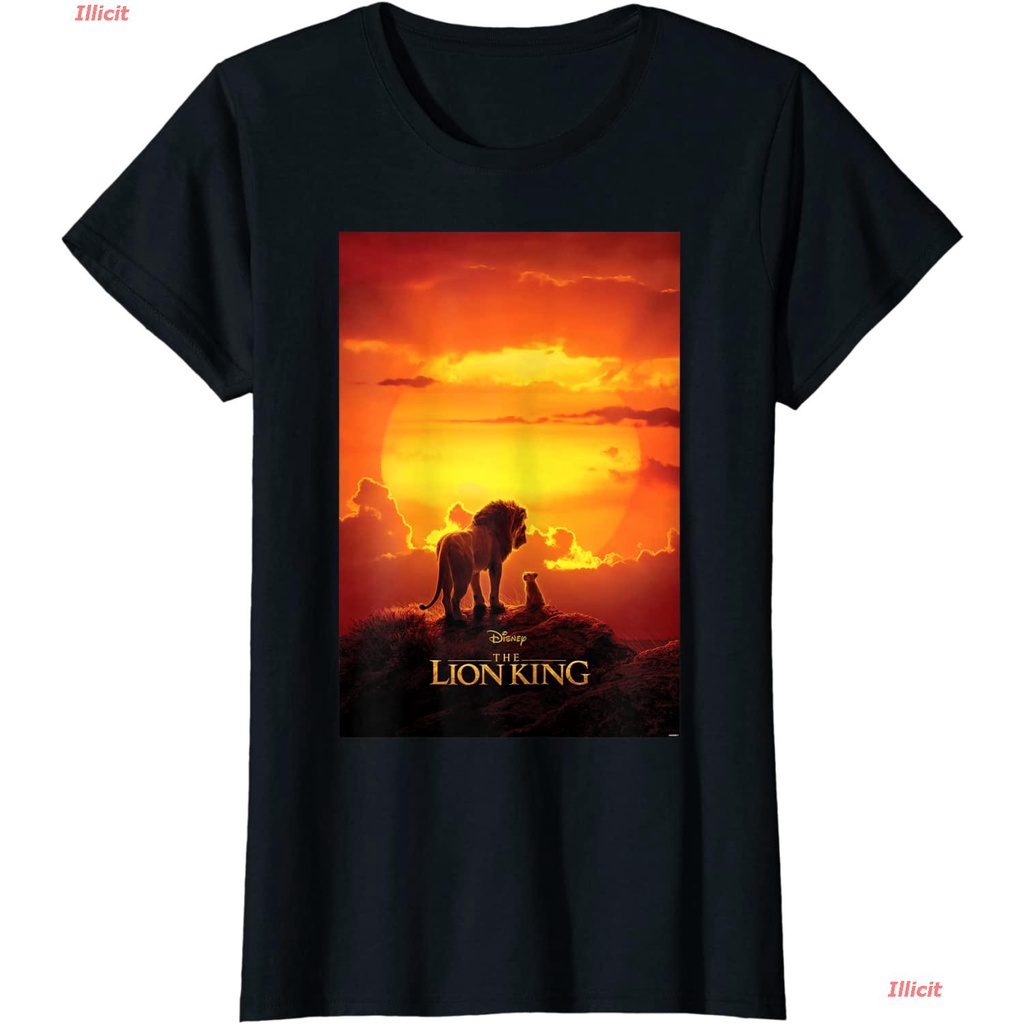 เสื้อยืดแขนสั้น-disney-the-lion-king-live-action-mufasa-simba-sunset-poster-t-shirt-mens-womens-t-shirts-05