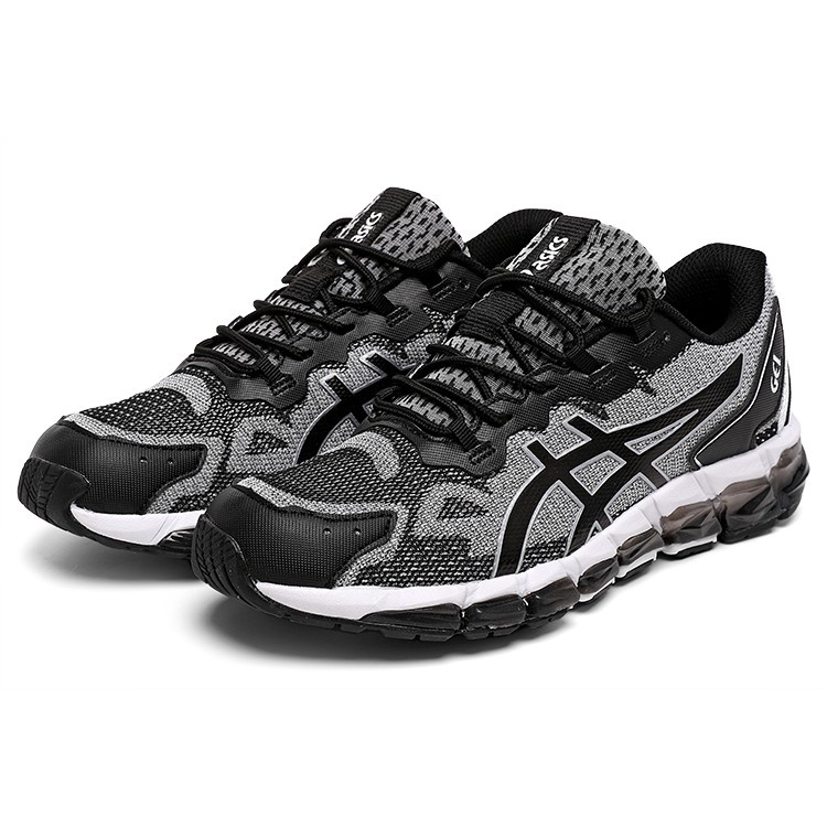 asics-6th-generation-mens-outdoor-sports-cushioning-running-shoes-black-and-white-gray