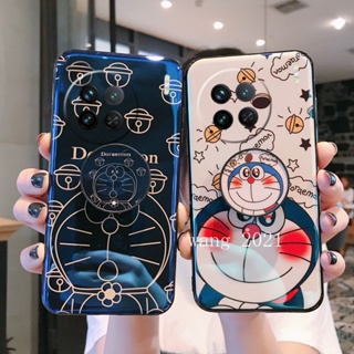 2023 New Casing VIVOX90 X80 VIVO X90 Pro X80 Pro 5G เคส Phone Case Cartoon Blu-ray Doraemon with Stand Case VIVO X90 5G Anti-fall Soft Case เคสโทรศัพท