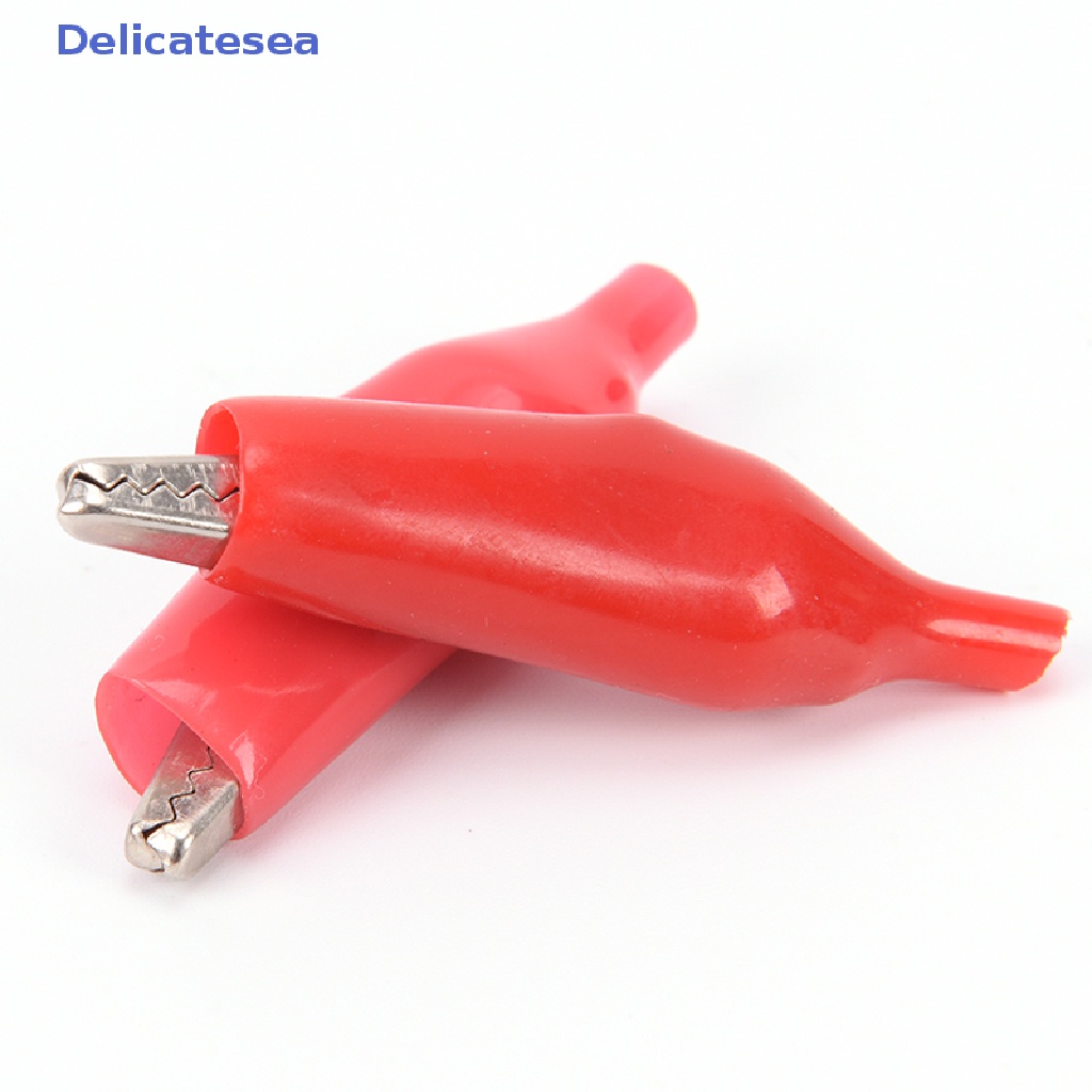 delicatesea-คลิปปากจระเข้-โลหะ-ขนาดเล็ก-สําหรับทดสอบไฟฟ้า-10-ชิ้น