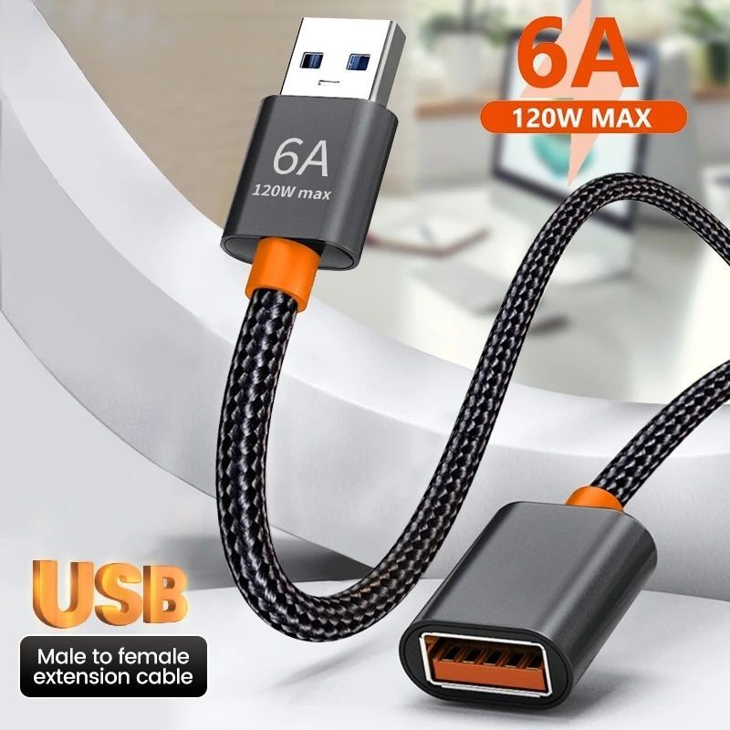 สายเคเบิล-usb-3-0-ตัวเมีย-เป็นตัวผู้-6a-ความเร็วสูง-สําหรับกล้องคอมพิวเตอร์-ทีวี