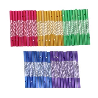 พร้อมส่ง กระดิ่งลม ท่ออลูมิเนียม สุ่มแบบ 50 ชิ้น