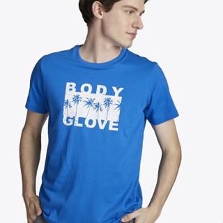 BODY GLOVE Unisex Graphic Tee Cotton T-Shirt เสื้อยืด สีดำ-01_01