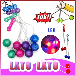 Lato-lato TEK-TEK Already PLUS เชือกของเล่น แบบดั้งเดิม สําหรับเด็ก เรืองแสงในที่มืด