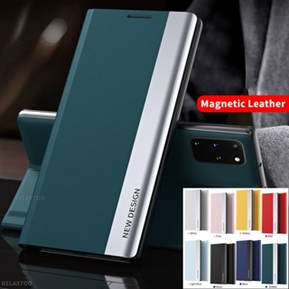 Xiaomi Redmi Note 9 pro 9s Note 10 11 pro Magnetic Flip Cover Leather For  Leather Stand Casing