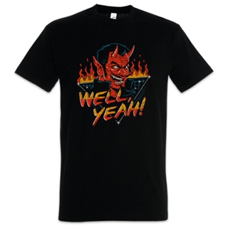 [COD]เสื้อยืด พิมพ์ลาย Well Yeah Hell Satanism Satan Devil Demon สไตล์พังก์ร็อก เฮวี่เมทัล คลาสสิก OHmoan90EEbpgk60_04