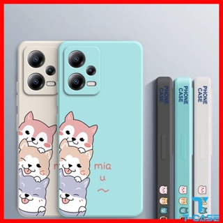 เคส Poco X5 5G Poco X5 Pro 5G Poco X4 Pro 5G Poco X3 Poco X3 Pro Poco X3 NFC Poco M5 Poco M5S Poco M4 Poco M4 Pro 4G Soft Lovely Dog Case 2A-GG