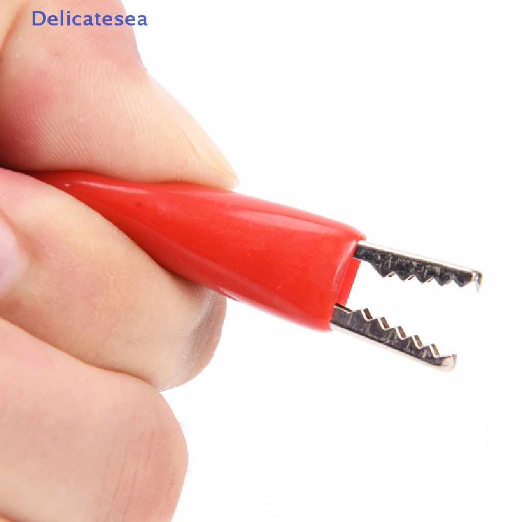 delicatesea-คลิปปากจระเข้-โลหะ-ขนาดเล็ก-สําหรับทดสอบไฟฟ้า-10-ชิ้น