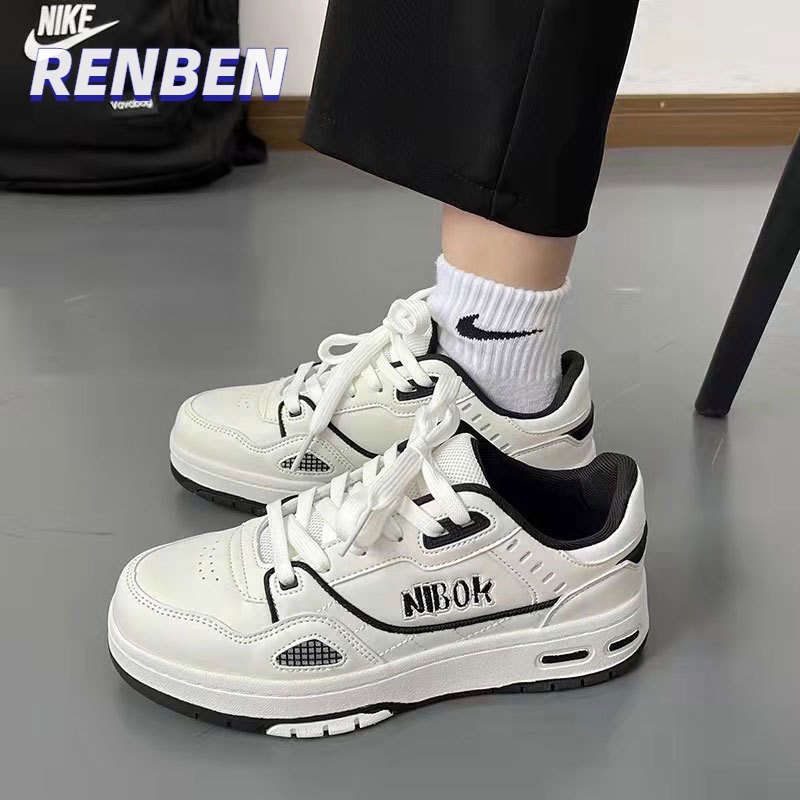 renben-รองเท้าคริกเก็ตแบบสบาย-ๆ-ใหม่ของผู้หญิงกีฬาสีนักเรียนจับคู่รองเท้าเดี่ยวผู้หญิงแบนแต่เพียงผู้เดียว