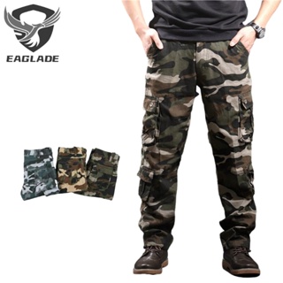Eaglade กางเกงคาร์โก้ยุทธวิธี สําหรับผู้ชาย S8-Cam/29-46 สีเขียว